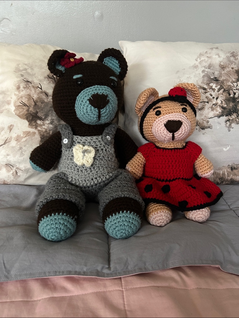 Size Different for Teddy Bears small $60 and large $80